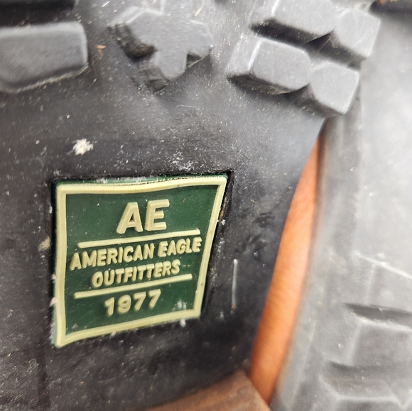 American Eagle Outfitters Women's Genuine leather Brown Pull-on Boots Size 8 US - Picture 13 of 13